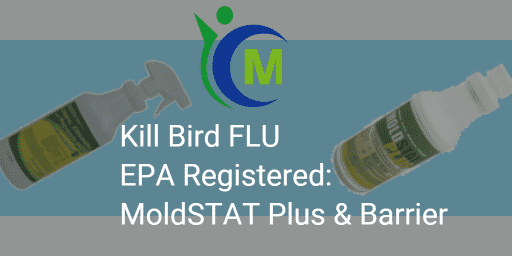 MoldSTAT Barrier and Plus kill bird flu