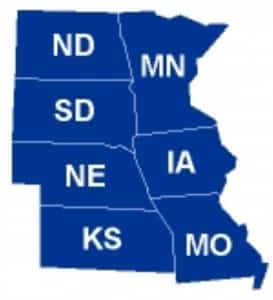 West North Central Division States